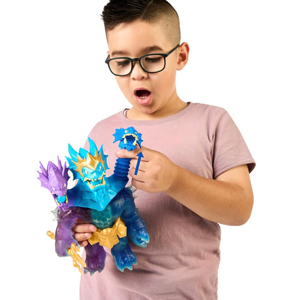 Heroes of Goo Jit Zu Deep Goo Sea King Hydra Figure With Triple Attack 3 in 1 Goo Power. Plus Light And Sound Battle Action!