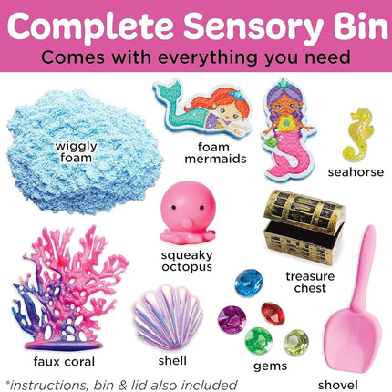 Creativity for Kids Sensory Bin: Mermaid - Mermaid Toys and Sensory Bins for Toddlers, Sensory Box and Bin Filler, Toddler Activities and Gifts for Girls (Ages 3+)