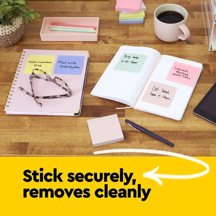 Post-it Notes, 3 in x 5 in, Canary Yellow, Lined, 5 Pads/Pack (100feuilles – Post-it Yellow 3 in x 5 in, Canary Yellow, Lined, 5 Pads/Pack, 30 mm, 50 mm, 100 Sheets)