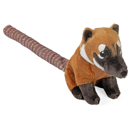 Wild Republic Rainforest Coati, Stuffed Animal, 6 