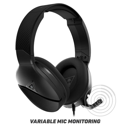 Turtle Beach Recon 200 Gen 2 Powered Gaming Headset for Xbox Series X, Xbox Series S, & Xbox One, Playstation 5, Ps4, Nintendo Switch, Mobile, & Pc with 35Mm Connection - Black