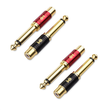 Cable Matters 4-Pack RCA to 1/4 Adapter (1/4 to RC