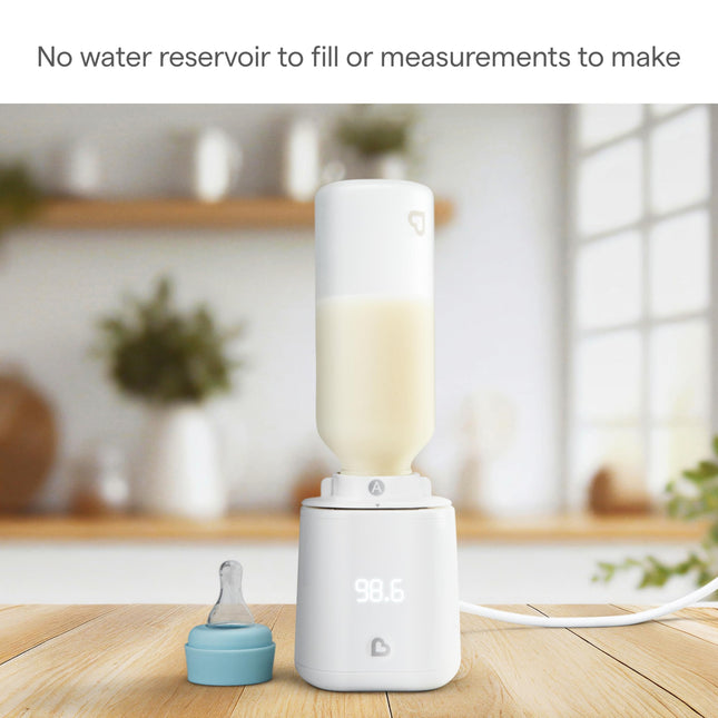 Munchkin Simple Touch Baby Bottle Warmer with Digital Temperature Display - Safe, Easy Heating System to 98.6°F, Compatible with Most Bottle Brands