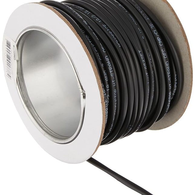Monoprice 113729 Nimbus Series 18 Gauge AWG 2 Conductor CMP-Rated Speaker Wire / Cable - 50ft UL Plenum Rated, 100% Pure Bare Copper With Color Coded Conductors