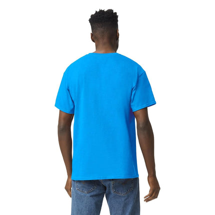 Gildan Heavy Cotton T-Shirt, Style G5000, Multipack, Heather Sapphire (3-Pack), 3XL (Pack of 3)