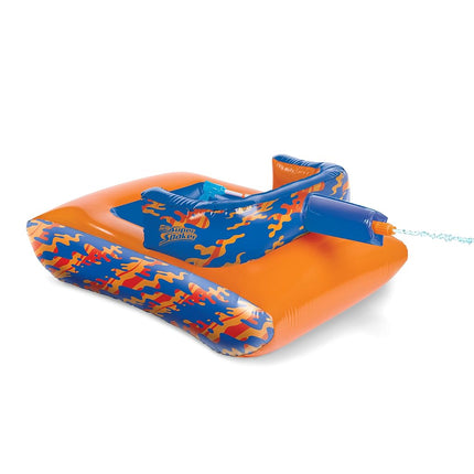 Nerf Super Soaker Megaforce Battle Tank Ride-On � Inflatable Pool Float with Pool-Fed Mega Water Blaster