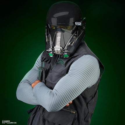 Star Wars The Black Series Imperial Death Trooper Premium Electronic Helmet, Rogue One: A Star Wars Story Roleplay Item for Ages 14 and Up