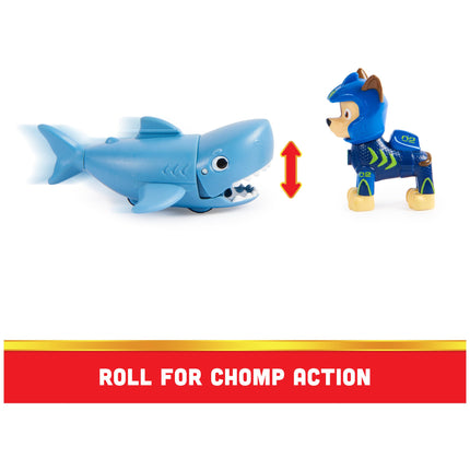 Patrulla Canina, juego de figuras de acción de Aqua Pups Chase y Shark, juguetes para niños de 3 años en adelante