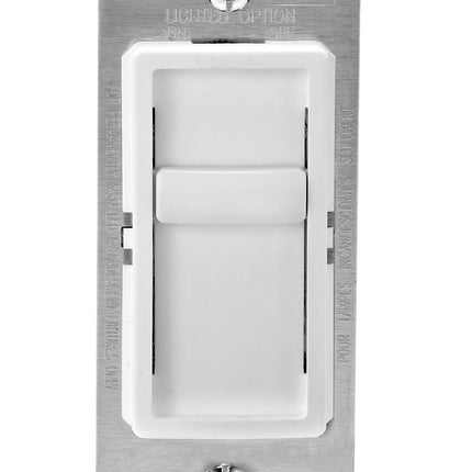 Leviton 6672-1LW SureSlide Universal 150W LED/CFL 