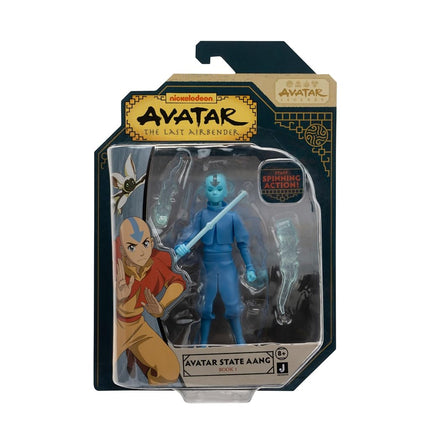 Avatar: The Last Airbender Avatar Aang (Book One) - 4.5-Inch Scale Figure with Staff, Air Effects, and Battle Action