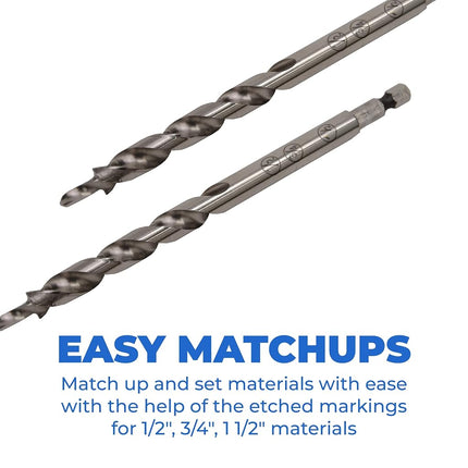Kreg Easy-Set Pocket-Hole Drill Bit