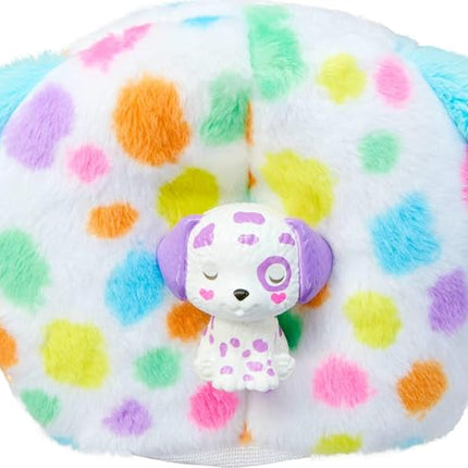 Barbie Cutie Reveal Doll & Accessories with Rainbow Dalmatian Plush Costume & 10 Surprises Including Color Change, Color Dream Series, HRK41