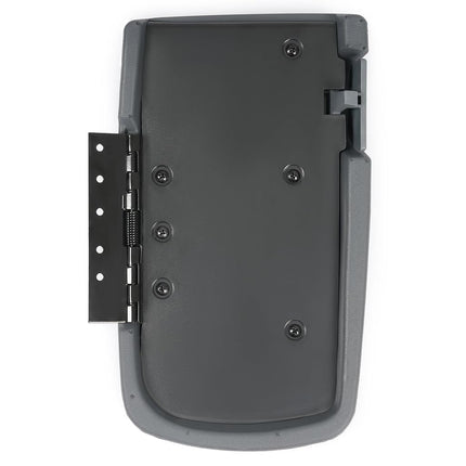 HECASA Center Console Lid Armrest Door Compatible with 1997-2002 Chevrolet Camaro Pontiac Firebird Replacement for 10421355 Plastic Gray