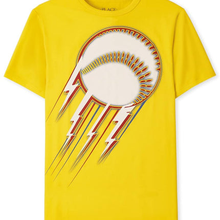 The Children's Place Boys Short Sleeve Graphic T-Shirt, Baseball 3, X-Large