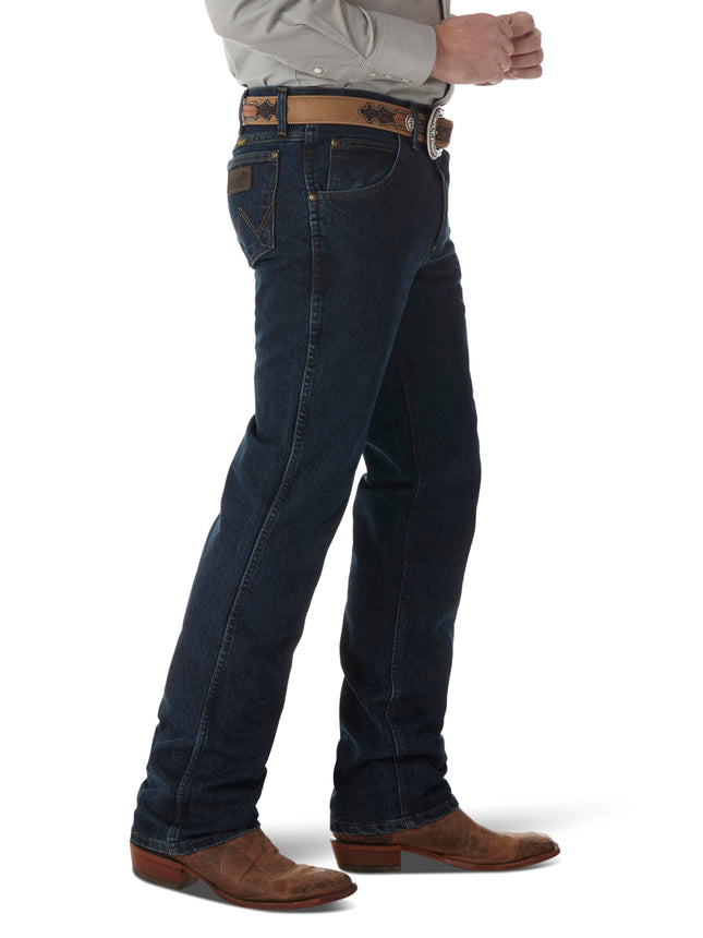 Wrangler Men's Premium Performance Cowboy Cut Slim Fit Jean - Blue - 35W x 30L
