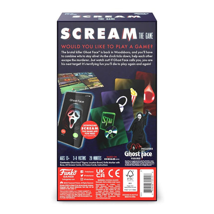 Funko Games Scream The Game Interactive Horror Mystery Board Game