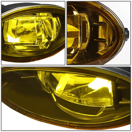 DNA MOTORING FL-ZTL-255-AM Front Bumper Fog Light Driver & Passenger Side Enhance visibility [Compatible with 09-13 Honda Civic / 08-11 Accord / 14-17 Odyssey]