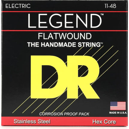 DR Strings Legend Flatwound Electric Medium - Lite