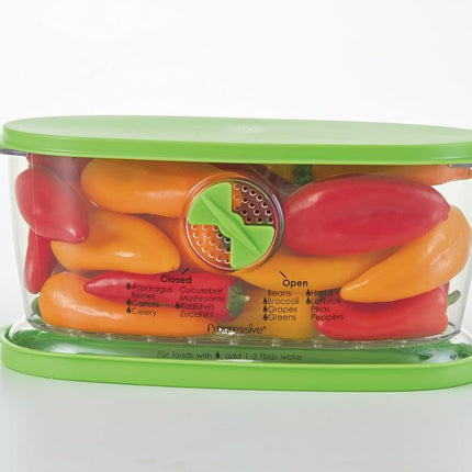 Progressive Prep Solutions by Fresh Fruit, Vegetable, Berry and Lettuce Keeper Fruit & Veggie Keeper 1.9 Quart Green