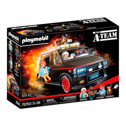 Playmobil 70750 The A Team Van, Iconic Design, Col