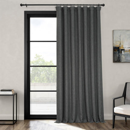HPD Half Price Drapes - Faux Linen Curtains for Li