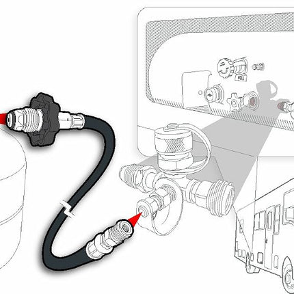 Camco 59035 12' Propane Supply Hose