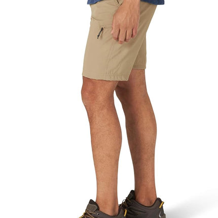 Wrangler Authentics Men's Side Elastic Utility Short, Fawn, 30