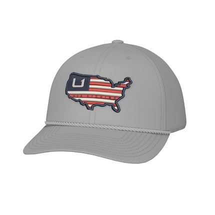 HUK Rope, Unstructured Adjustable Fishing Hat for 