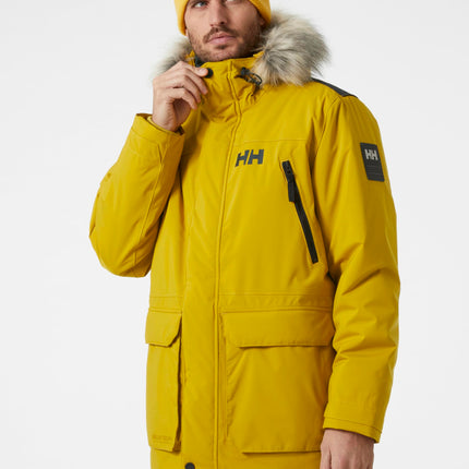 Helly Hansen Men's Reine Parka, Straw, L