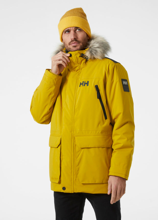 Helly Hansen Men's Reine Parka, Straw, L
