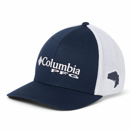 Columbia Men's Fitted Cap, PFG MESH, Size: L/XL, Collegiate Navy, CU9495