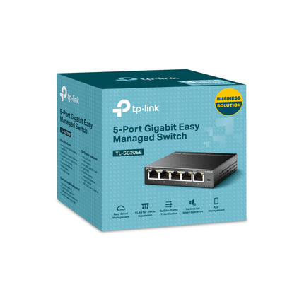 Switch gestionable fácil Gigabit de 5 puertos