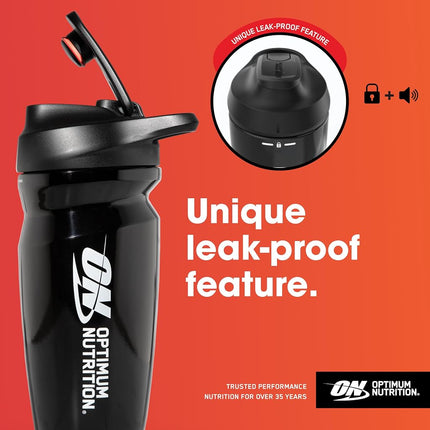 Optimum Nutrition Opti-Mix Shaker Cup, Ergonomic Sports Lid, Ultra-Performance Seal, BPA and DEHP Free, Audible Lock Click, Secure Lid, 700 mL Capacity (Pack of 1)