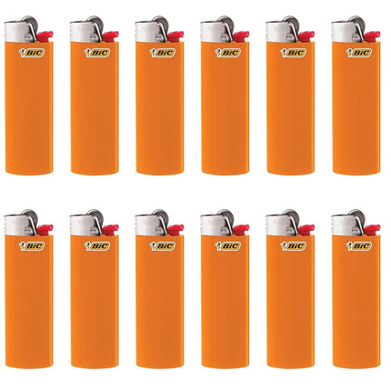 BIC Classic Lighter, Orange, 12-Pack (Packaging May Vary)