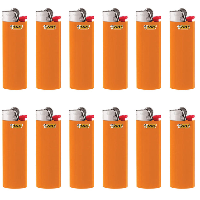 BIC Classic Lighter, Orange, 12-Pack (Packaging May Vary)