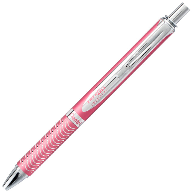 Stylo gel liquide rétractable Pentel EnerGel Alloy 0,7 mm, multicolore, 1 unité (lot de 1)
