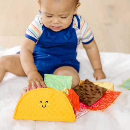 Melissa & Doug Multi-Sensory Soft Taco Fill & Spill Infant Toy Sensory Toys For Babies, Baby Taco Toy, Baby Toys For Ages 6 Months And Older