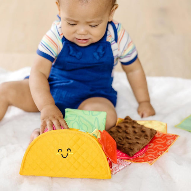 Melissa & Doug Multi-Sensory Soft Taco Fill & Spill Infant Toy Sensory Toys For Babies, Baby Taco Toy, Baby Toys For Ages 6 Months And Older