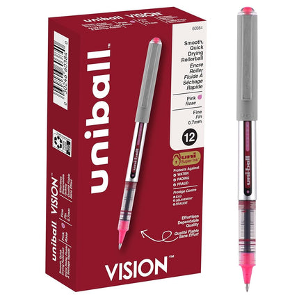 uni-ball Vision Rollerball Pens, Fine Point (0.7mm