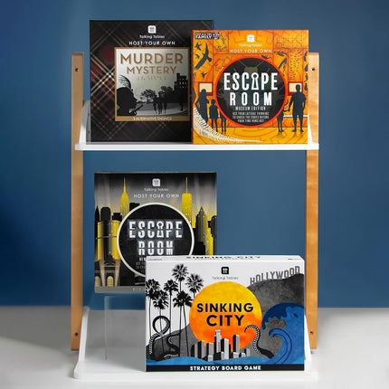 Talking Tables Host Your Own Escape Room Game New York Edition | Interactive Family Games Night | Solve Puzzles and Find Clues to Escape in time | 2-6 Players | Ages 16+ | Moderate Difficulty Level