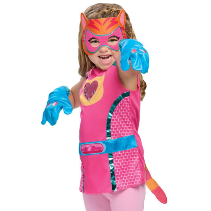 Just Play Disney Junior SuperKitties Ginny – Ensemble d'habillage, jouets pour enfants de 3 ans et plus