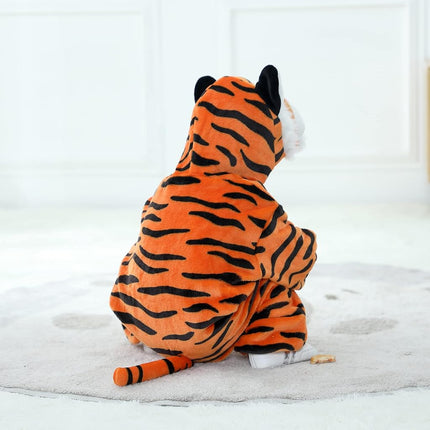 TONWHAR Kids' And Toddlers' Costumes Outfit Animal Onesie Cosplay Costume Baby Romper Jumpsuit (Orange Tiger, 18-24 Months/Height:80-90cm)