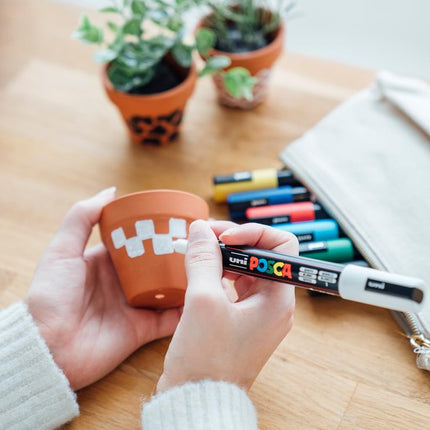 Posca Acrylic Paint Marker Set, 8 Color Medium, PC-5M, Version 2 (PC5M8SET)