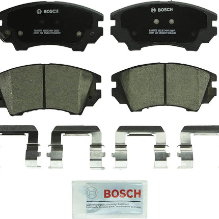 Bosch BC1404 QuietCast Premium Ceramic Disc Brake Pad Set For Buick: 2016-2017 Cascada; Chevrolet: 2010-2015 Camaro, 2011-2017 Caprice; Saab: 2011 9-5; Front