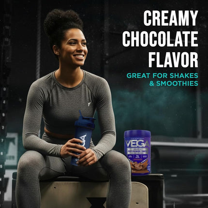 Vega Protein Made Simple, Vanilla, Stevia Free Vegan Plant Based Protein Powder, Healthy, Gluten Free, Pea Protein for Women and Men, 9.2 Ounces (10 Servings) (VEG00150)