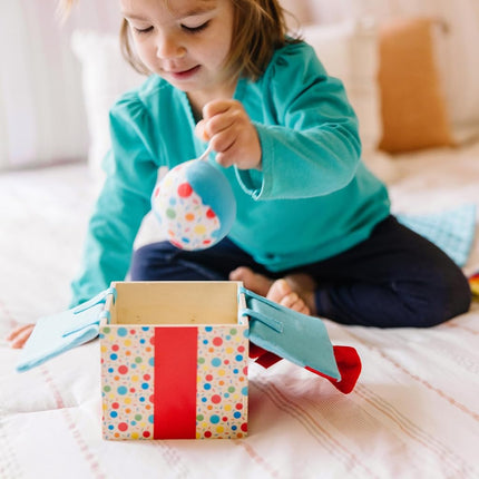Melissa & Doug Surprise Gift Box Infant Toy| Developmental Toy for Toddlers | Sensory Toys for Children | 0+ | Gift for Baby Boys or Baby Girls - FSC Certified