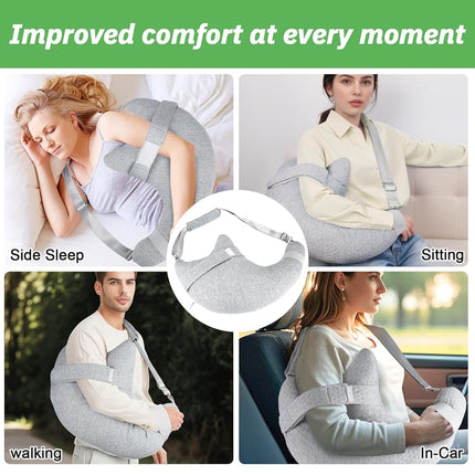 RoamReady Rotator Cuff Pillow, Post Shoulder Surgery Pillow for Sleeping
