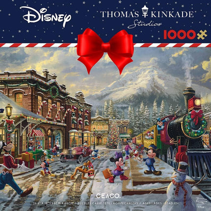 Ceaco - Thomas Kinkade - Holiday - Candy Cane Express - 1000 Piece Jigsaw Puzzle