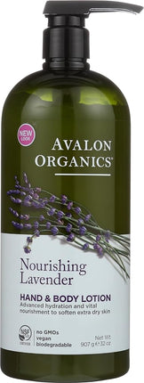 Lotion Mains et Corps Avalon Organics, Lavande Nourrissante, 946 ml