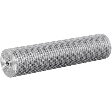 VEVOR Hardware Cloth, 1/2 inch 24in x 100 ft 19 Gauge, Hot Dipped Galvanized Wire Mesh Roll, Chicken Wire Fencing, Wire Mesh for Rabbit Cages, Garden, Small Rodents